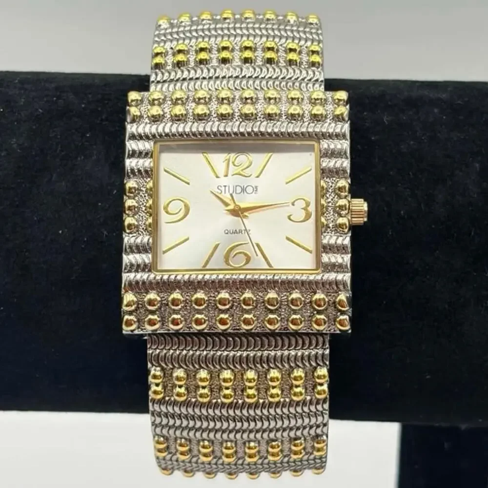 Silver & Gold Studio Time Watch